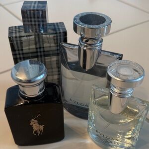 Men Fragrance Lot- including Bulgari, Ralph, Lauren and Burberry